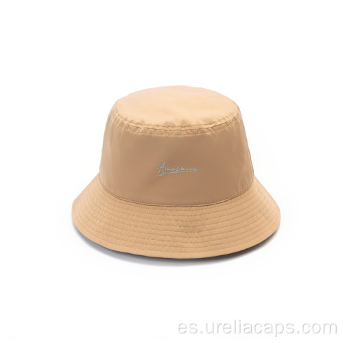 Sombrero de pesca de bordado plano